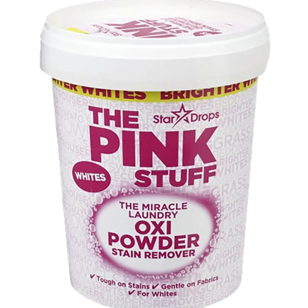 Gifi Entretien Du Linge|Détachant en poudre Pink Stuff vêtement blanc 1kg