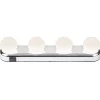 Gifi Aménagement Salle De Bain^Eclairage 4 ampoules à ventouses pour miroir