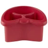 Discount Gifi Egouttoir couvert rouge plastique
