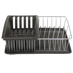 Outlet Gifi Egouttoir à vaisselle gris Aquanet plus
