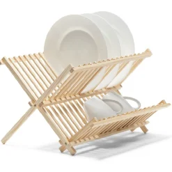 Clearance Gifi Egouttoir à vaisselle pin naturel