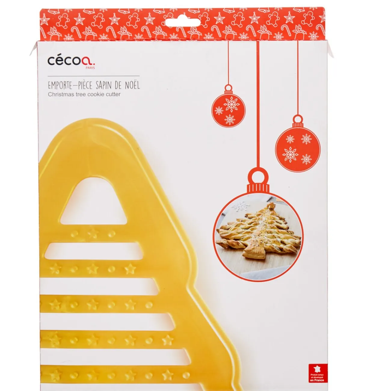 Discount Gifi Emporte pièce forme sapin de Noël