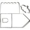 Discount Gifi Emporte pièces maison hantée Halloween chauve souris x4