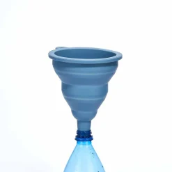 Outlet Gifi Entonnoir pliable rétractable en silicone bleu