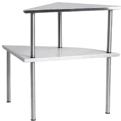 Clearance Gifi Etagère d'angle de cuisine gris