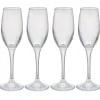 Sale Gifi Flûte en verre transparent irisé x4