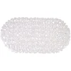 Gifi Equipement Douche^Fond de baignoire antidérapant design galet pvc blanc