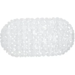 Gifi Equipement Douche^Fond de baignoire antidérapant design galet pvc blanc