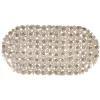 Gifi Equipement Douche^Fond de baignoire antidérapant design galet pvc gris