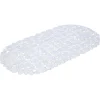 Gifi Equipement Douche^Fond de baignoire design galet pvc transparent