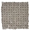 Gifi Equipement Douche^Fond de douche carré gris effet galets