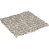 Gifi Equipement Douche^Fond de douche en pvc gris effet galets