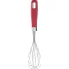 New Gifi Fouet de cuisine en inox manche en polypropylène rouge