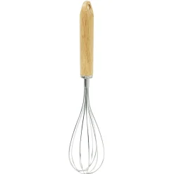Discount Gifi Fouet de cuisine inox avec manche en bois