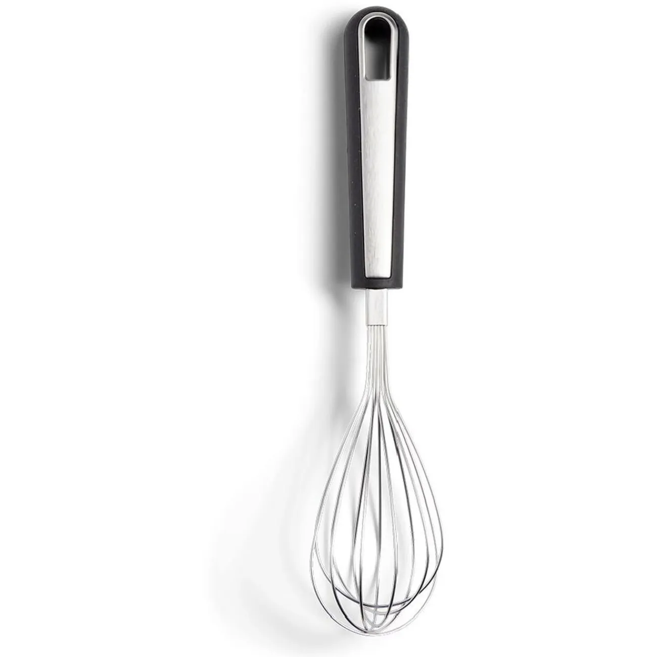 Gifi Fouet en inox avec manche en plastique noir L.29,5cm