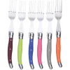 Sale Gifi Fourchette inox manche multicolore x6