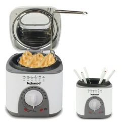 Sale Gifi Friteuse et fondue 2 en 1 Techwood