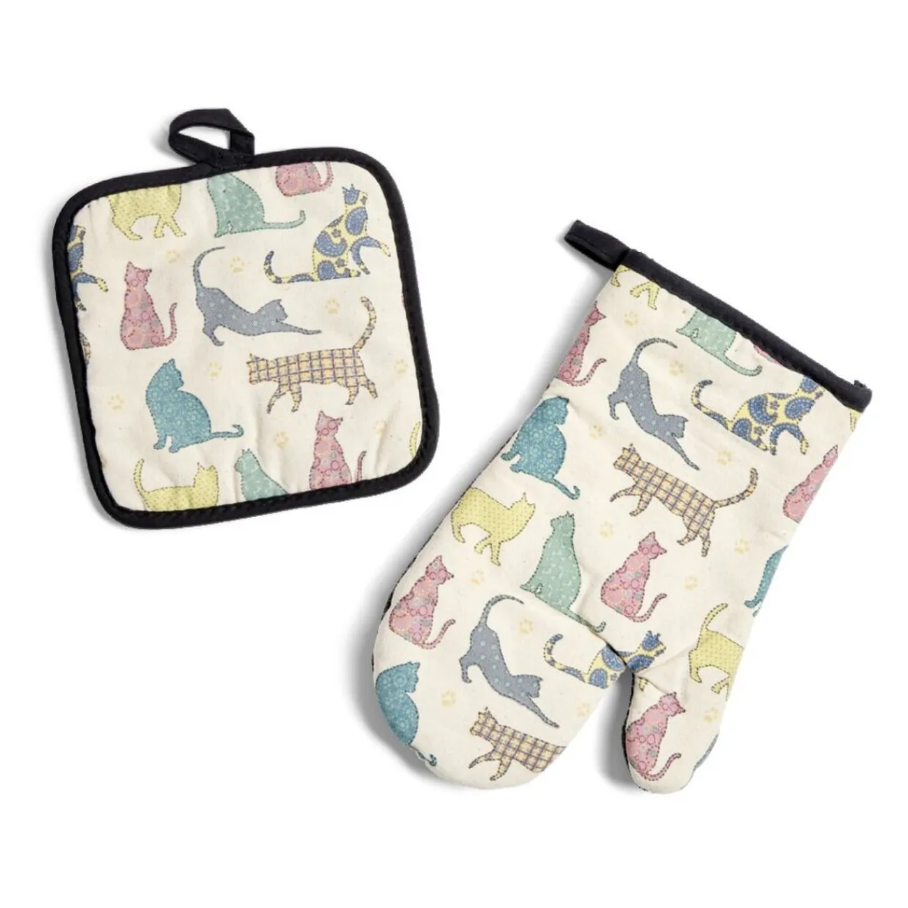 Discount Gifi Gant de cuisine manique motifs chats