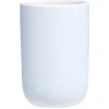 Gifi Aménagement Salle De Bain^Gobelet céramique bleu clair intérieur blanc Ø6,8xH10cm