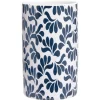Gifi Aménagement Salle De Bain^Gobelet céramique motif végétal blanc et bleu Ø6xH10,5cm