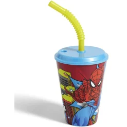 Sale Gifi Gobelet enfant avec paille Spiderman Ø9xH16,3cm