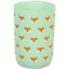 Gifi Aménagement Salle De Bain^Gobelet enfant salle de bain vert motif tête de renard orange
