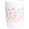 Gifi Aménagement Salle De Bain^Gobelet motif arc en ciel Ø7xH9,7cm