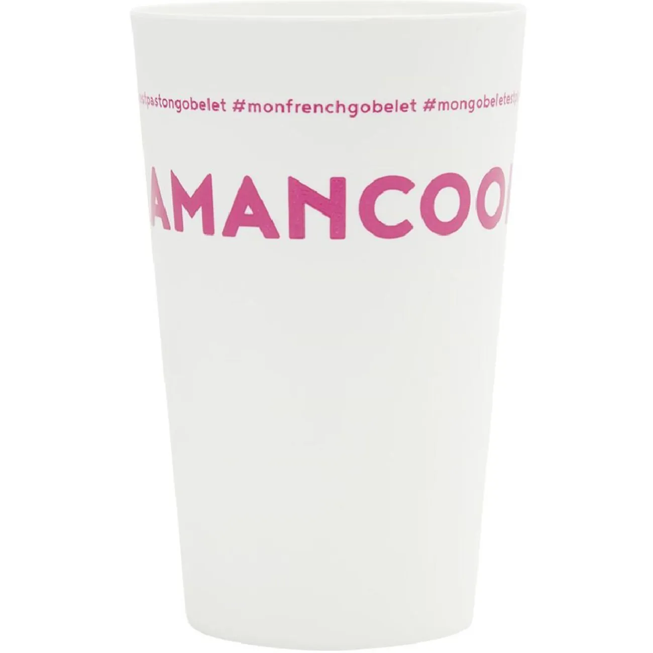 Sale Gifi Gobelet plastique inscription #MAMANCOOL 33cl