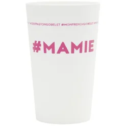 Sale Gifi Gobelet plastique inscription #MAMIE 33cl