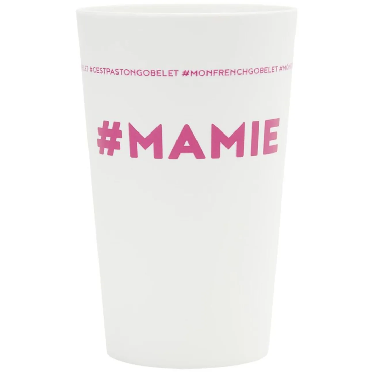 Sale Gifi Gobelet plastique inscription #MAMIE 33cl