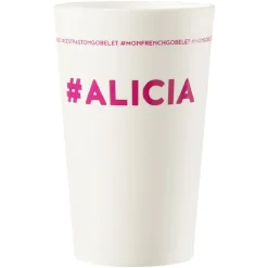 Sale Gifi Gobelet plastique prénom #ALICIA 33cl