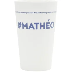 Best Gifi Gobelet plastique prénom #MATHÉO 33cl