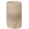 Gifi Aménagement Salle De Bain^Gobelet salle de bain ciment gravé beige