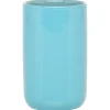 Gifi Aménagement Salle De Bain^Gobelet salle de bain céramique bleu lagon