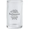 Gifi Aménagement Salle De Bain^Gobelet salle de bain design fleur avec inscription bathroom