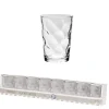 Sale Gifi Gobelet verre motif embossé transparent 20 cl x8