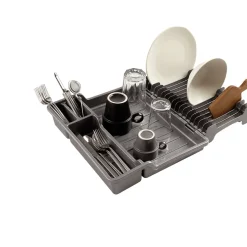 Online Gifi Égouttoir pliable gris 35x30/50xH7 cm