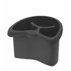 Hot Gifi Égouttoir pour couverts 3 compartiments noir