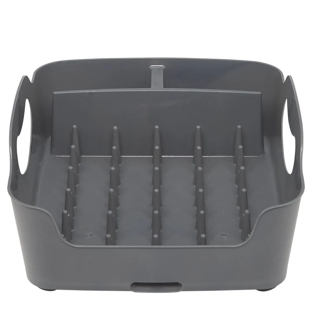 Online Gifi Égouttoir à vaisselle 3 compartiments gris foncé