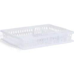 Discount Gifi Égouttoir à vaisselle en plastique transparent