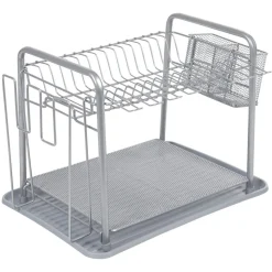 Sale Gifi Égouttoir à vaisselle métallique gris