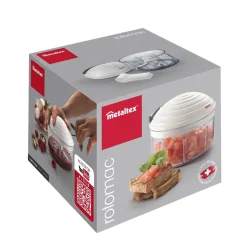 Outlet Gifi Hachoir manuel multiusage transparent couvercle blanc 500 ml