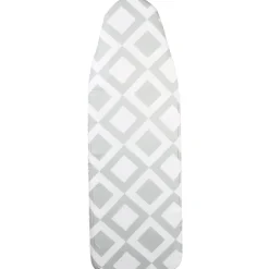 Gifi Entretien Du Linge|Housse de table à repasser design graphique blanc gris 135x45 cm