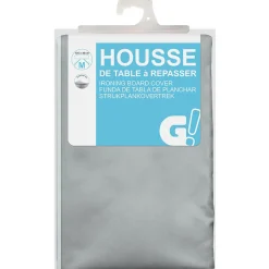 Gifi Entretien Du Linge|Housse de table à repasser gris 135x45 cm