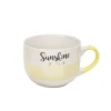 Sale Gifi Jumbo porcelaine jaune avec inscription "Sunshine of my Life" 47 cl