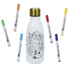 Clearance Gifi Kit gourde isotherme 350mL à colorier avec 6 marqueurs