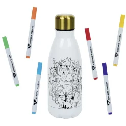 Clearance Gifi Kit gourde isotherme 350mL à colorier avec 6 marqueurs