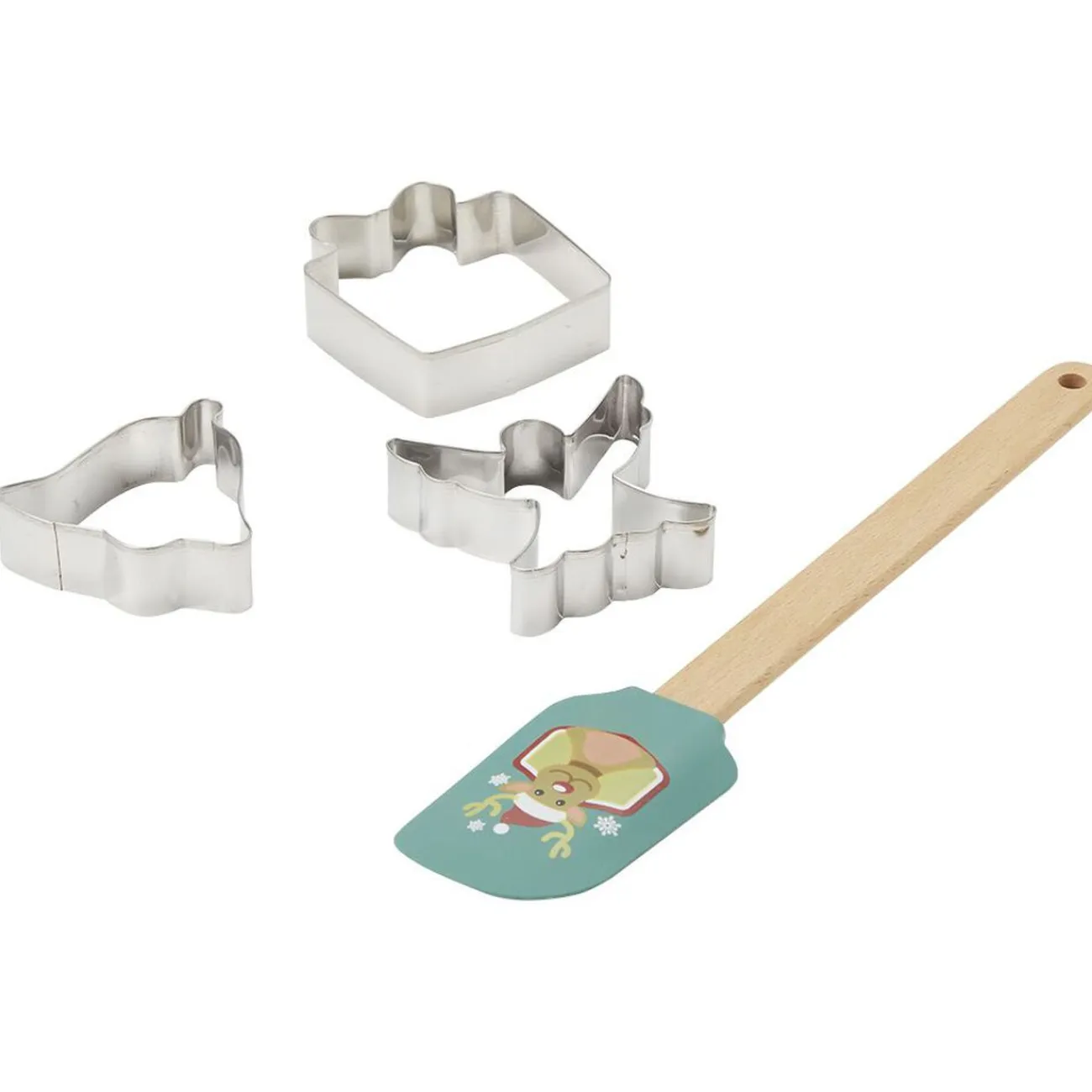 New Gifi Kit spatule Noël avec emporte pièces x2