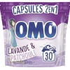 Gifi Entretien Du Linge|Lessive capsule OMO 30 lavages essence naturelle lavande et patchouli