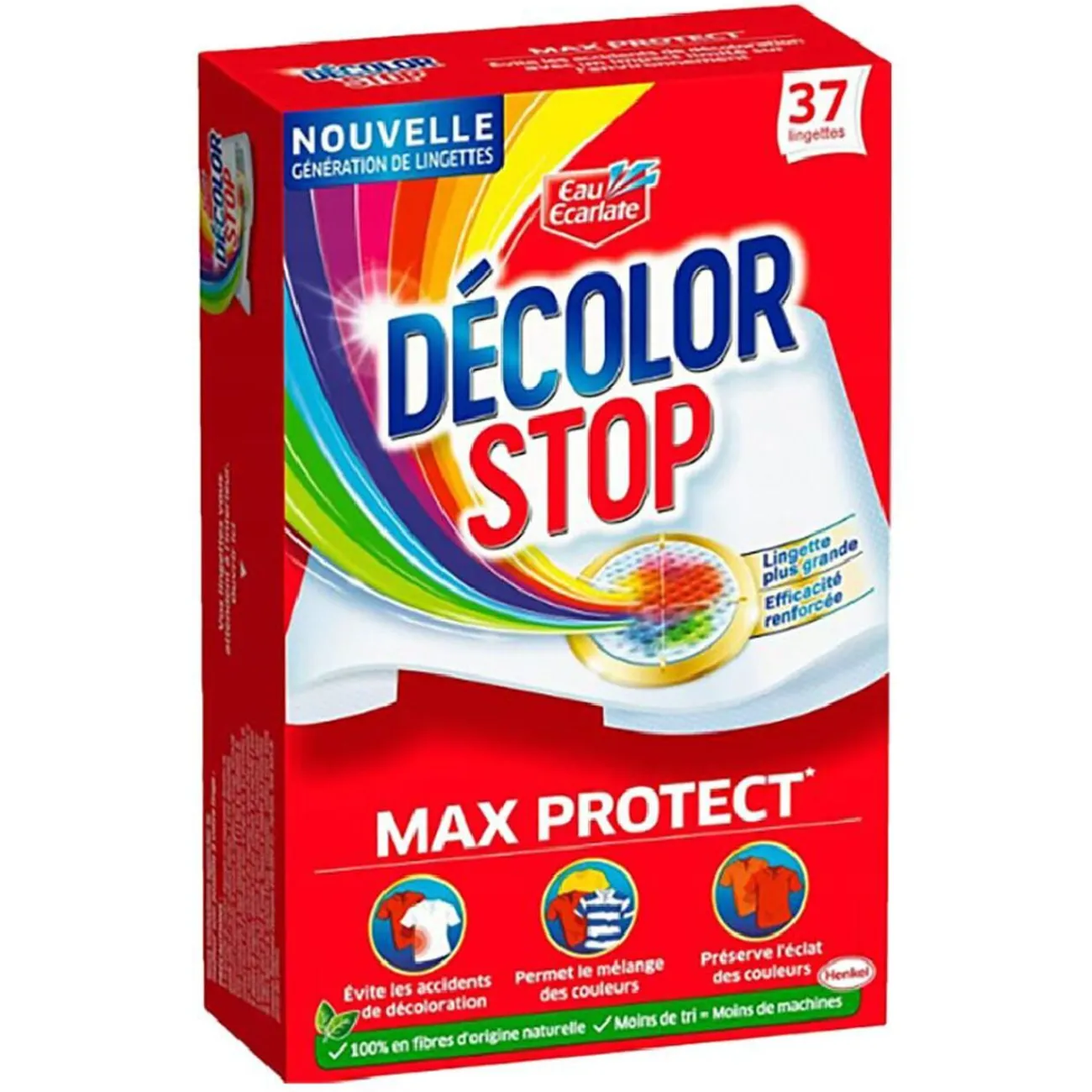 Gifi Entretien Du Linge|Lingette anti-décoloration Décolor Stop Max protect x37